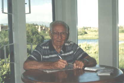 Elmer Working a Crossword Puzzle